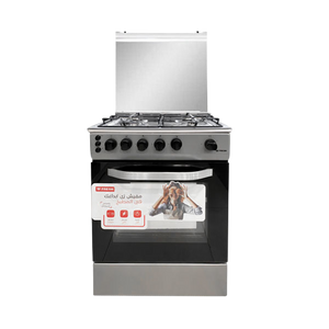 بوتجاز فريش روك 4 شعلة مقاس 60*60 سم - استانليس Fresh Gas Cooker Rock 4 Burners 60*60 Cm - 500016076 - Stainless