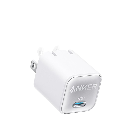 Anker 313 GaN 30W Foldable Charger, A2639p21 - White (Global Version)