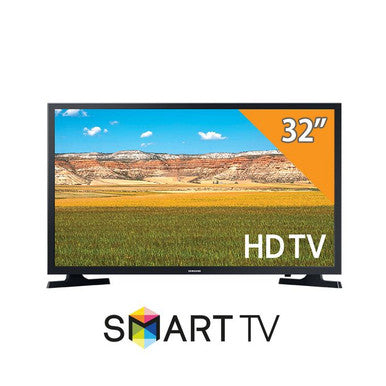تليفزيون سامسونج سمارت 32 بوصة, بدقة HD مع ريسيفر داخلي - UA32T5300AU