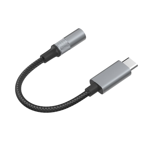 Ldnio 3.5Mm Audio Adapter Cable Type-C, Lsy80C - Grey