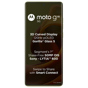 Motorola Moto G85 5G - 256GB/12GB - Olive Green (ضمان الوكيل)