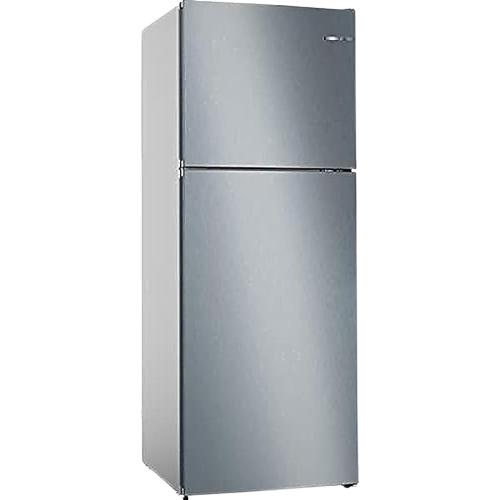 ثلاجة بوش 453 لتر 2 باب - ستانلس ستيل Bosch Free-Standing Fridge-Freezer With Freezer At Top, 453 L, Series 4, KDN55NL2E8 - Stainless Steel