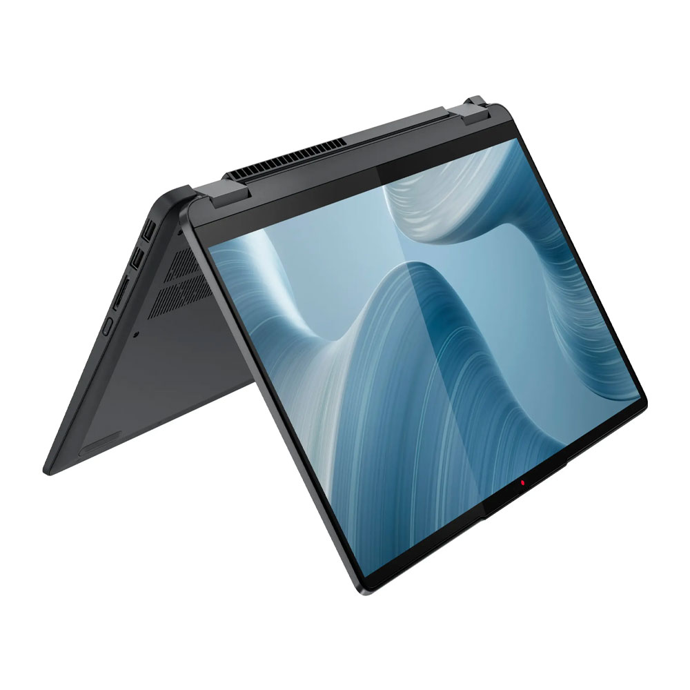 لاب توب لينوفو FLEX 5 14IAU7، بشاشة تعمل باللمس، 14 بوصة، 8 جيجابايت رام، 512 جيجابايت SSD، معالج Intel Core i5، نظام تشغيل ويندوز 11، 82R700L5US – رمادي مع لوحة مفاتيح بإضاءة خلفية.