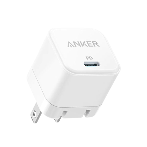 شاحن حائط Anker A2149 PowerPort III 20W Cube PD USB-C (الولايات المتحدة) - أبيض (الإصدار العالمي)