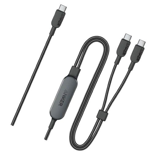 Anker A8895H11 Cable Type-C TO Type-C , 4 ft , 140W Fast Charging - Black