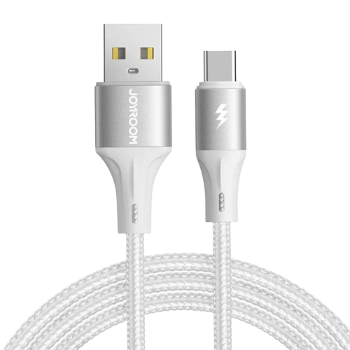 Joyroom SA25-AC3 USB-A To Type-C Cable, 3A, 2m - White