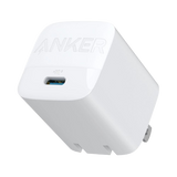 شاحن Anker 313 GaN 30W القابل للطي، A2639p21 - أبيض (الإصدار العالمي)