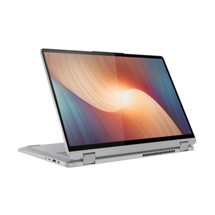 لاب توب لينوفو FLEX 5 16IAU7، بشاشة تعمل باللمس، 16 بوصة، 8 جيجابايت رام، 512 جيجابايت SSD، معالج Intel Core i7، نظام تشغيل ويندوز 11، 82R80022US – رمادي مع لوحة مفاتيح بإضاءة خلفية وقارئ بصمة.