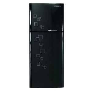 ثلاجة نوفروست فريش، 397 لتر، - اسود جلاس Fresh Freestanding Refrigerator, No-Frost, 397 Liters, - FNT-BR470KGB - Black Glass