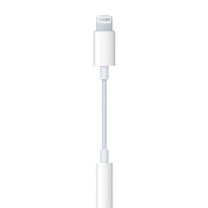 Apple Lightning to 3.5mm Headphone Jack Adapter - White