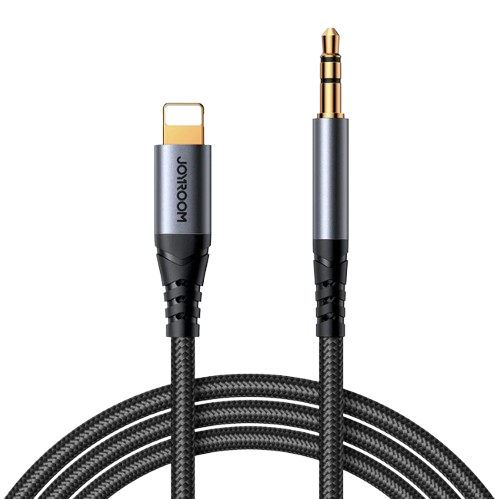 Joyroom SY-A06 Audio-Transfer Series AUX Audio Cable (Lightning to 3.5mm) 1.2m - Black