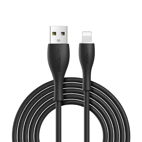 Joyroom S-2030M8, 2M 3A Lightning Charging Data Cable - Black